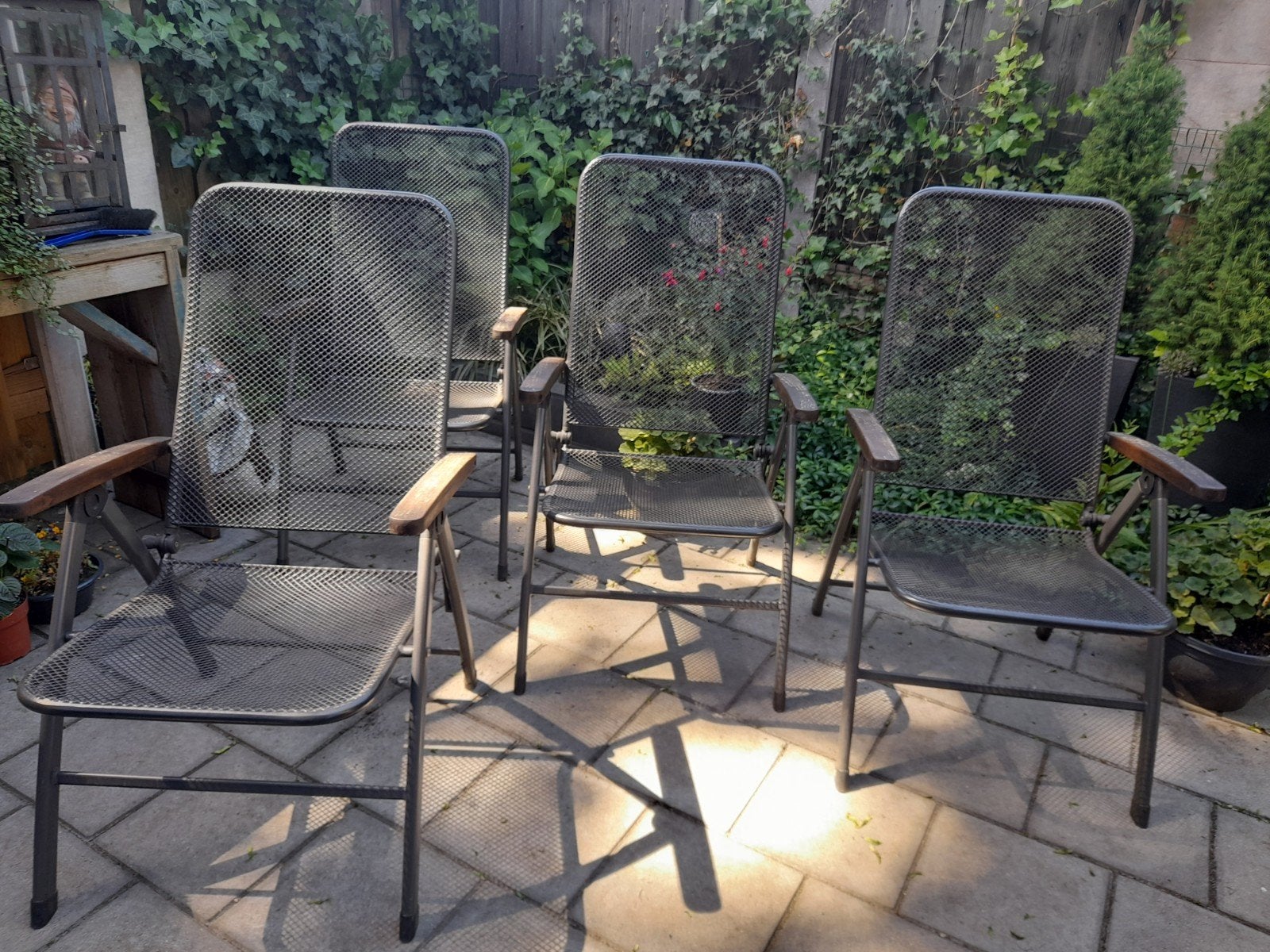 Kettler tuinstoelen, Ophalen, Gebruikt, Metaal, Inklapbaar