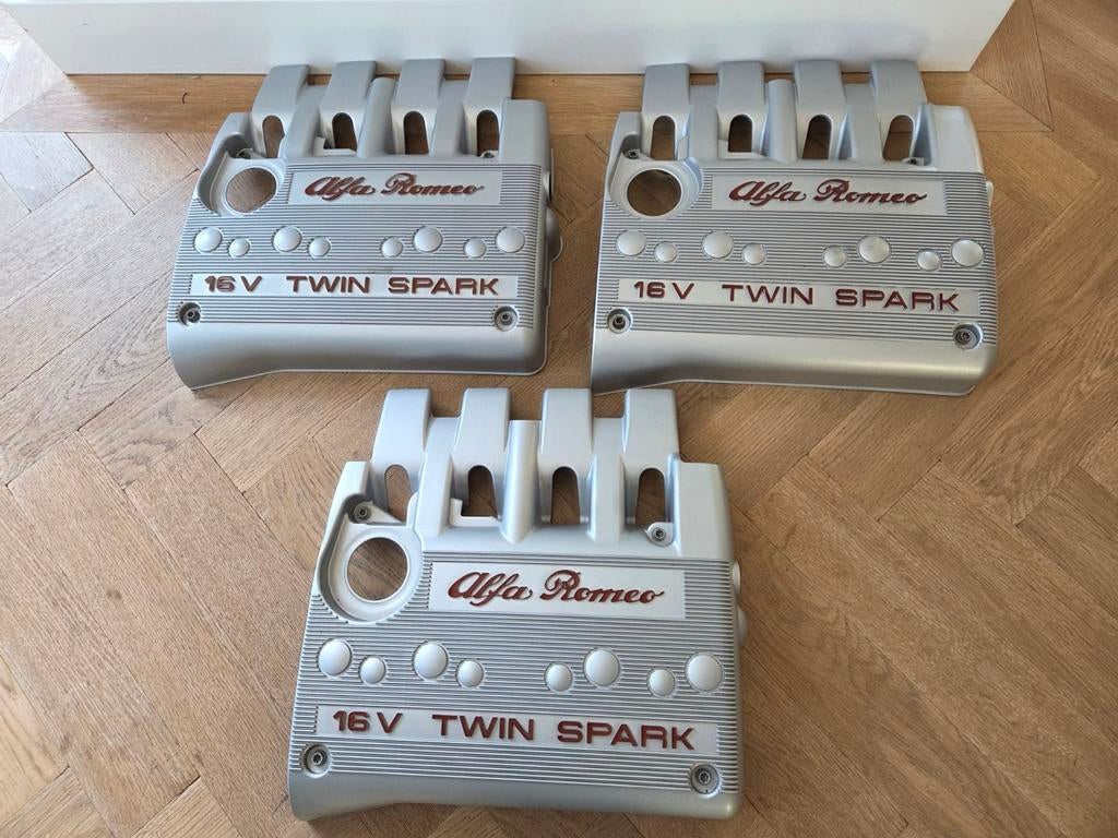 3x nette Alfa Romeo 16V Twin Spark kleppendeksel afdekkap, Auto-onderdelen, Motor en Toebehoren, Ophalen of Verzenden, Gebruikt