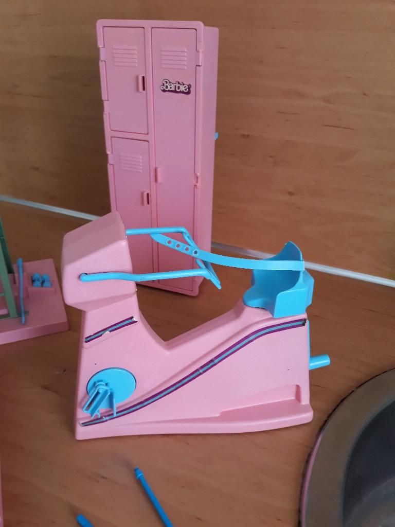 Barbie fitness set mattel, Ophalen, Zo goed als nieuw, Pop