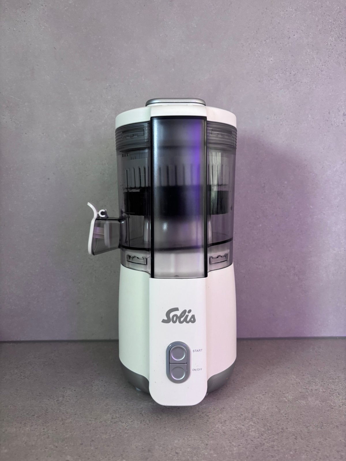 Solis Multi JuicerMatic type 8455 slowjuicer, Witgoed en Apparatuur, Keukenmixers, Ophalen of Verzenden, Zo goed als nieuw, 3 snelheden of meer