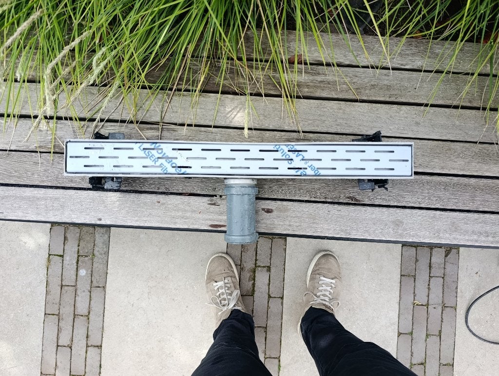 Douchedrain 60 cm nieuw, Ophalen, Nieuw, Rvs, Douche