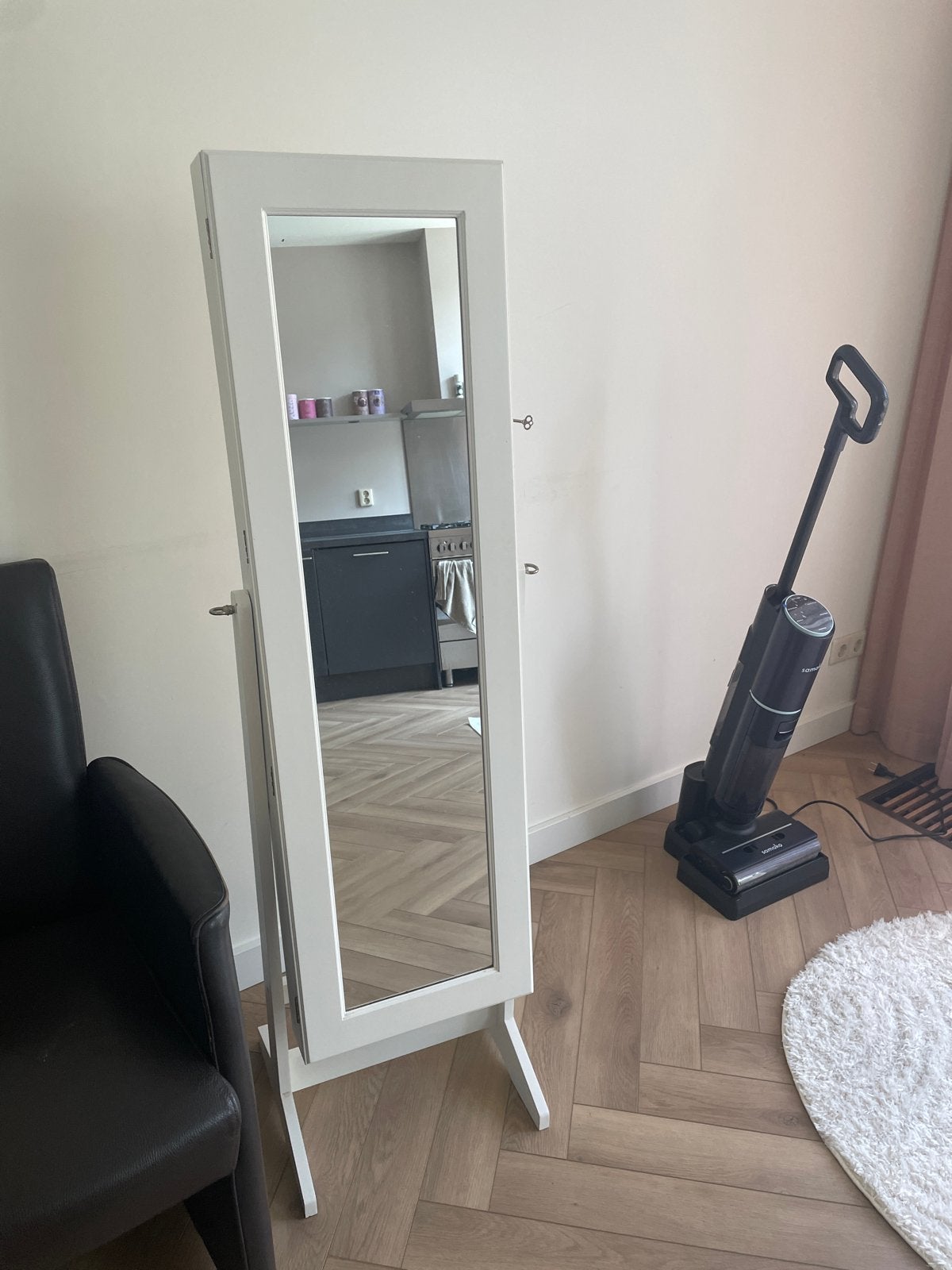 Spiegelkastje voor make-up en sieraden, Ophalen, Minder dan 50 cm, Zo goed als nieuw, 150 tot 200 cm