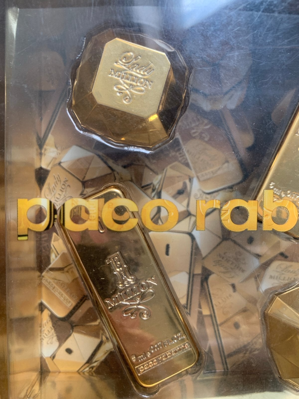 Paco Rabanne Lady Million & 1 Million Miniatuur Parfum Set, Ophalen of Verzenden, Nieuw