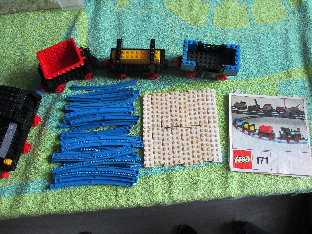 lego Set 171 Complete treinset zonder motor, Ophalen of Verzenden, Gebruikt, Complete set, Lego