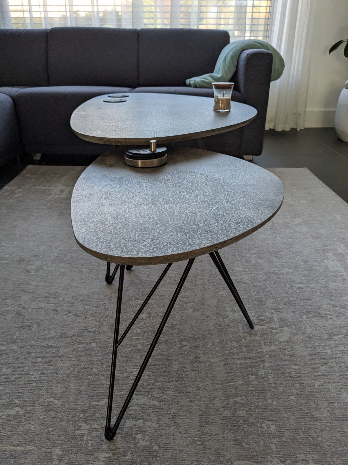 Salontafels, Huis en Inrichting, Ophalen, 50 tot 100 cm, Rond, 50 tot 100 cm