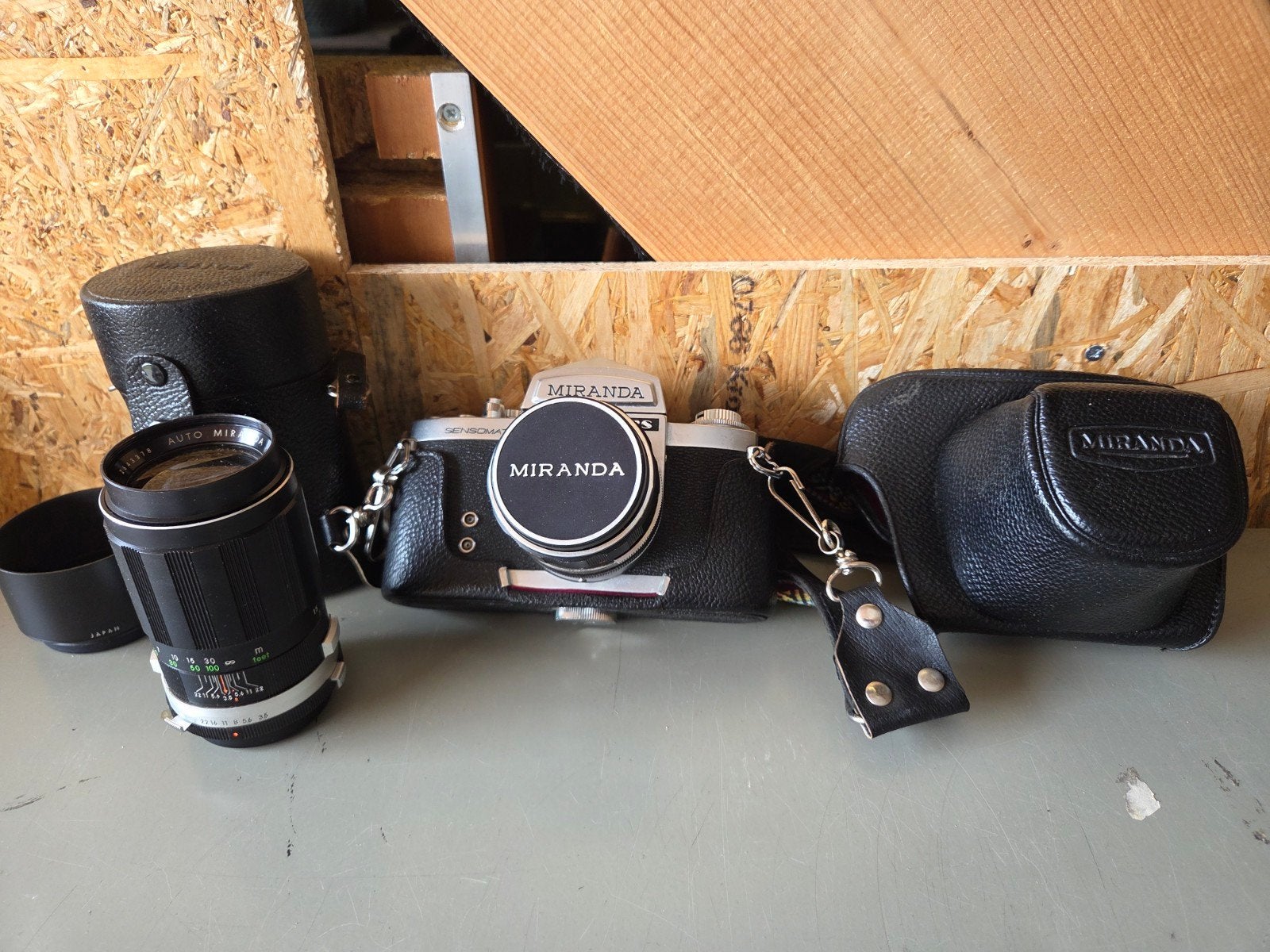 Vintage Miranda RS Sensomat fototoestel met extra lenzen, Ophalen, Spiegelreflex, Overige Merken