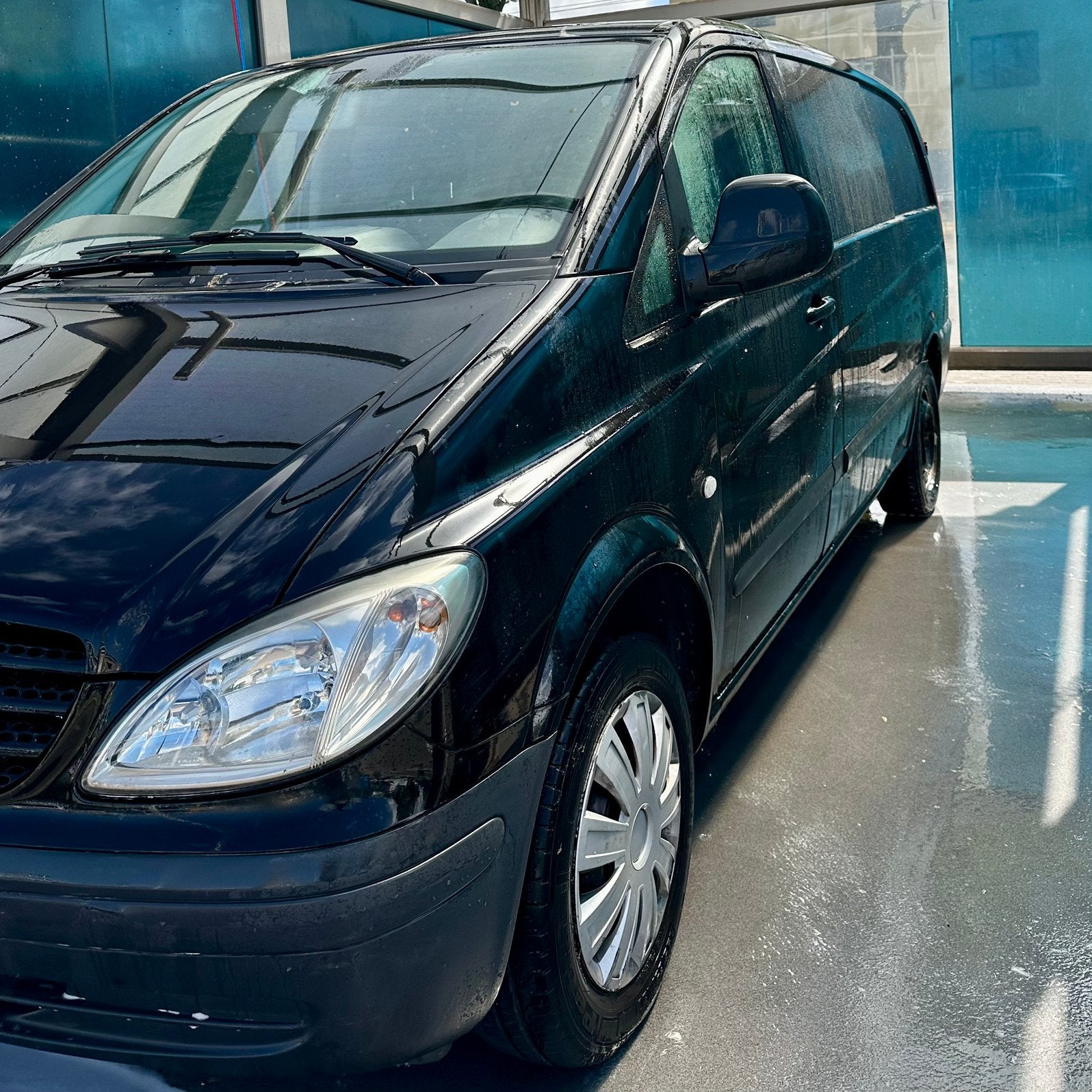 Mercedes-Benz Vito 2.1 CDI 109 2009, Auto's, Bestelauto's, Achterwielaandrijving, Zwart, 1890 kg, Particulier