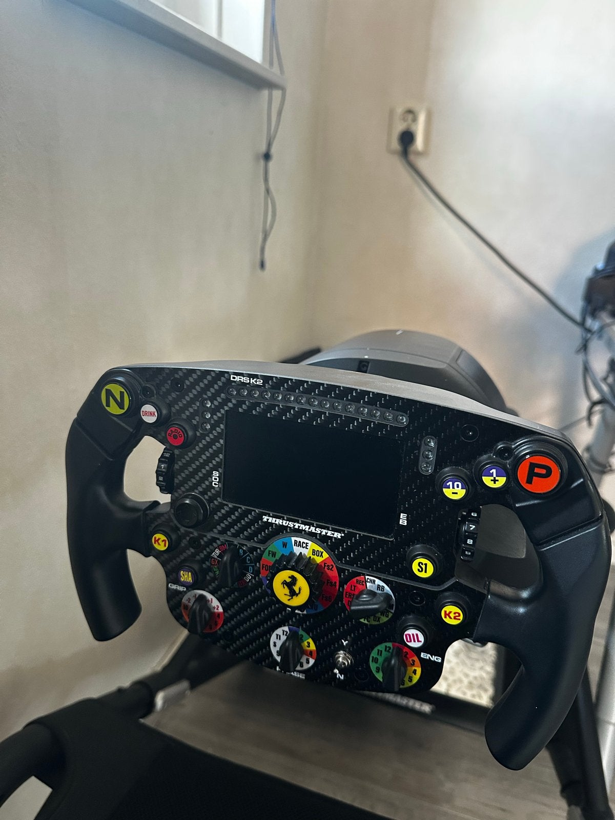 Thrustmaster T-GT II, SF1000 racestuur met T-LCM pedalen, Ophalen, Zo goed als nieuw