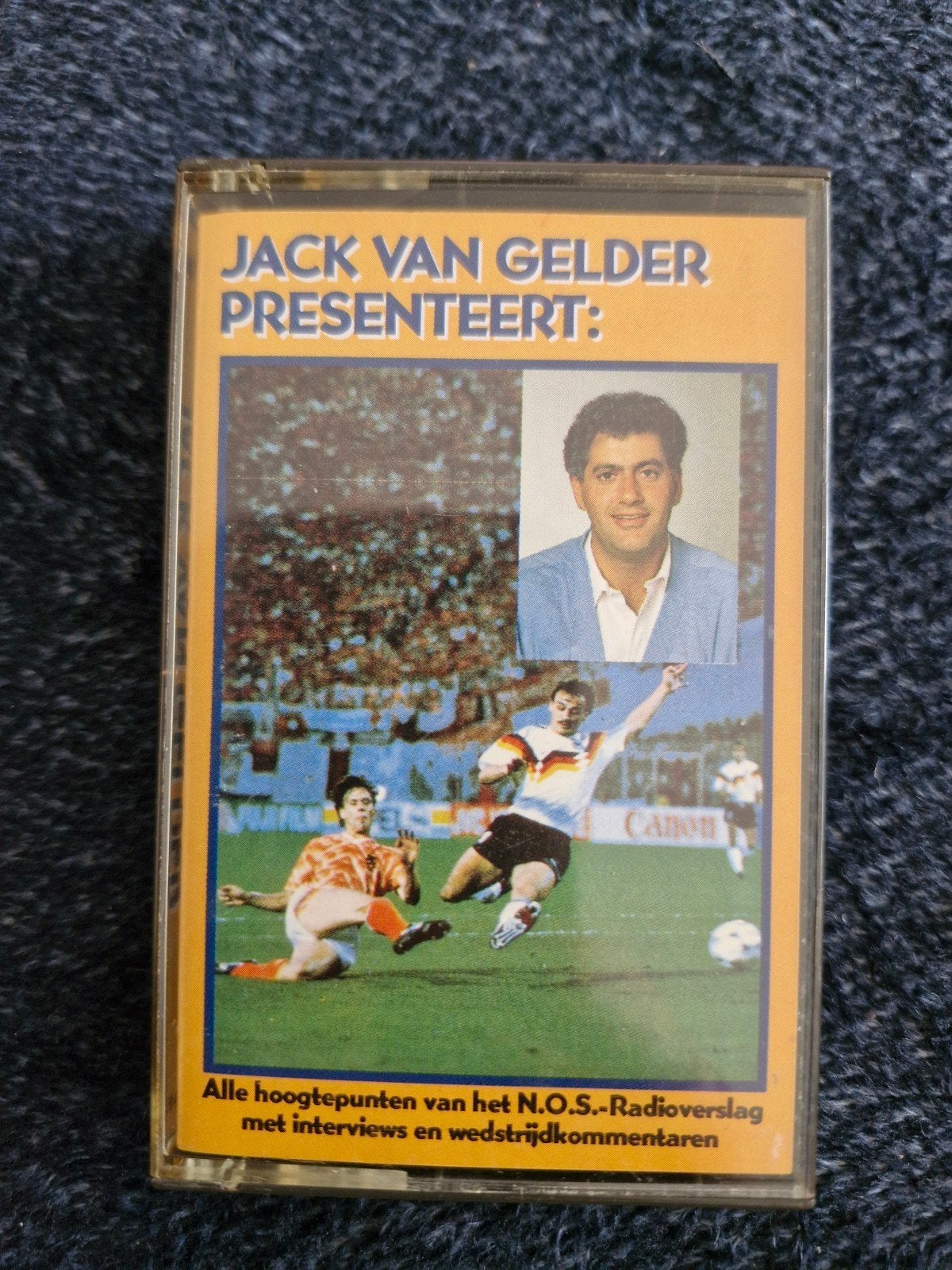 Jack van Gelder presenteert: EK Voetbal 1988 Cassettebandje, Gebruikt, Overige genres, 1 bandje, Ophalen of Verzenden
