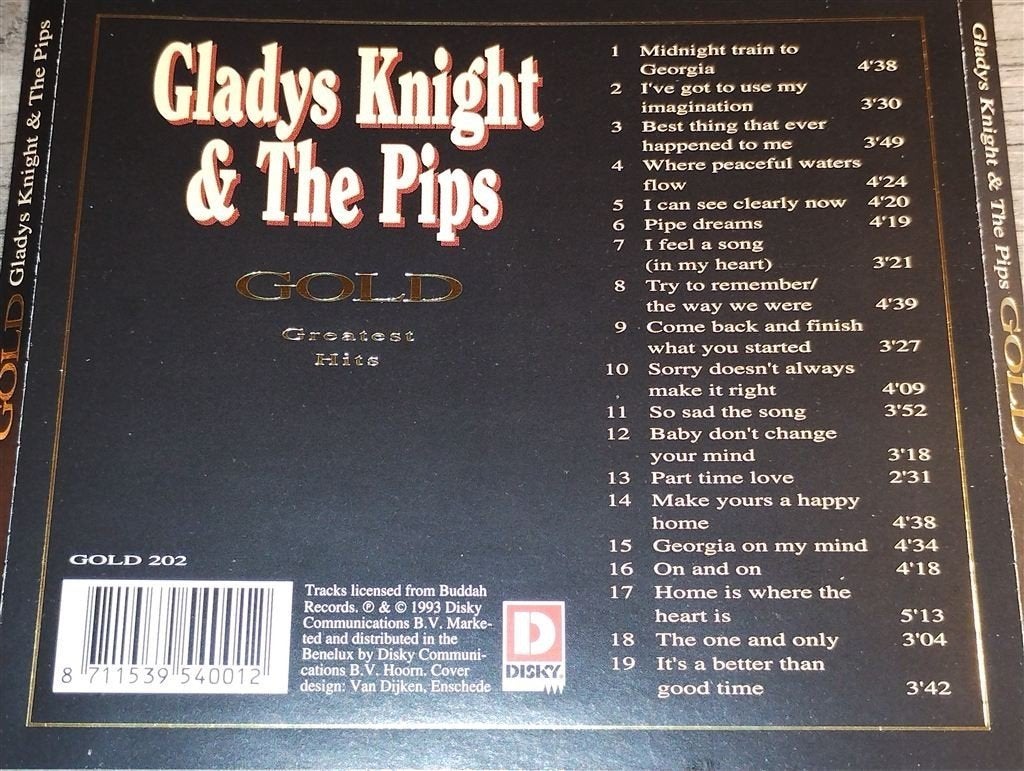 Gladys Knight & The Pips - Gold, Ophalen of Verzenden, Zo goed als nieuw