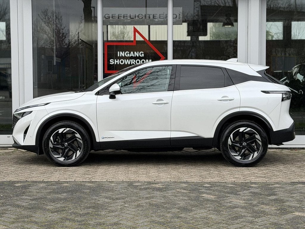 NISSAN Qashqai E-power 190pk N-Connecta | Panoramadak | Cold, 12 maanden, Gebruikt, Wit, Bedrijf