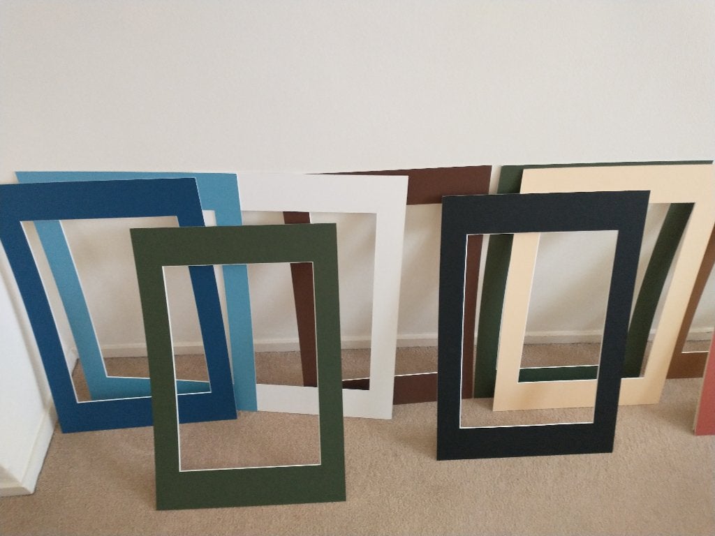 PASSE-PARTOUT DIVERSEN KLEUREN, Ophalen, Zo goed als nieuw, 60 cm, Papier/karton