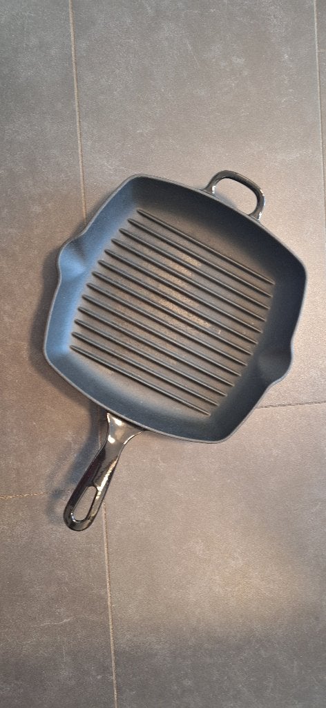Royal VKB Geitijzer Grillpan, Gietijzer, Overige typen, Ophalen of Verzenden, Zo goed als nieuw