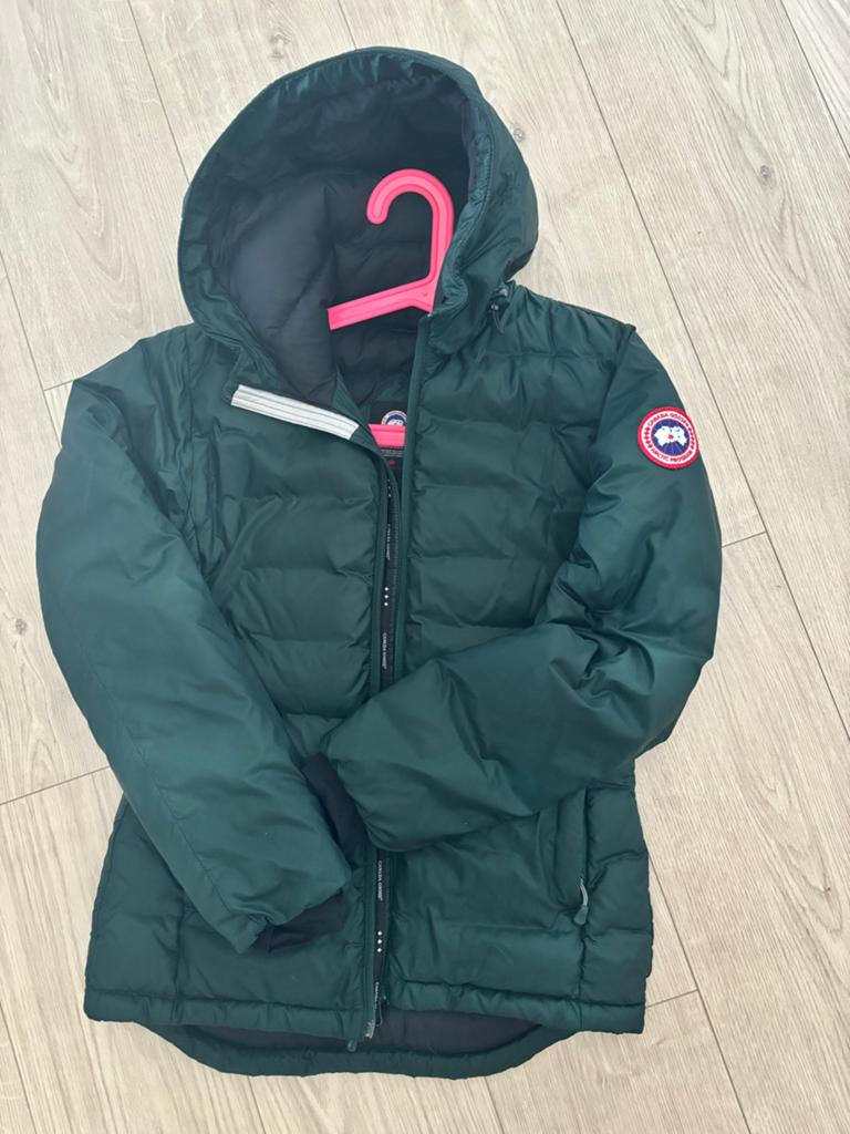 Canada Goose gewatteerde damesjas groen maat S, Ophalen of Verzenden, Zo goed als nieuw, Maat 36 (S), Groen