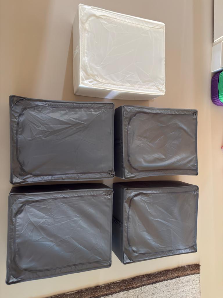 IKEA SKUBB Opbergboxen (4+1 gratis) voor kleding en meer, Overige materialen, Gebruikt, 50 tot 100 cm, Ophalen of Verzenden