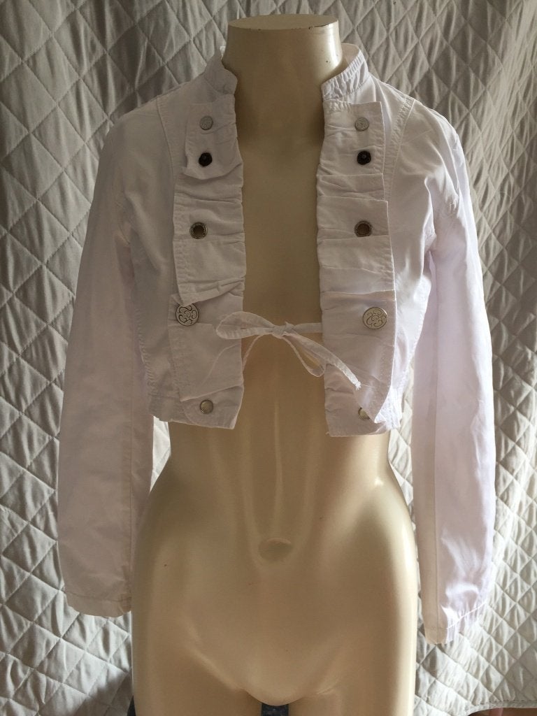 Carbone jasje, bolero vest 152 (2B18), Tweedehands verkoop, Tweedehands verkoop, Gebruikt, Trui of Vest