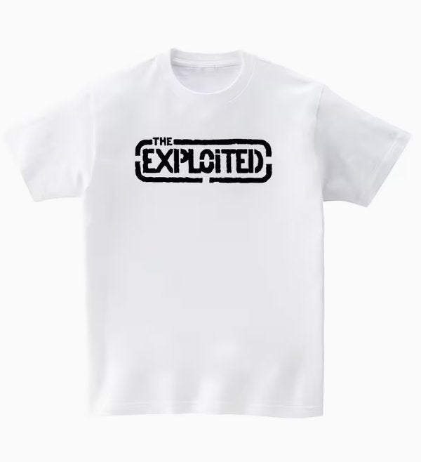 Band T-Shirt The Exploited - Wit, Ophalen of Verzenden, Nieuw, Overige maten, Wit