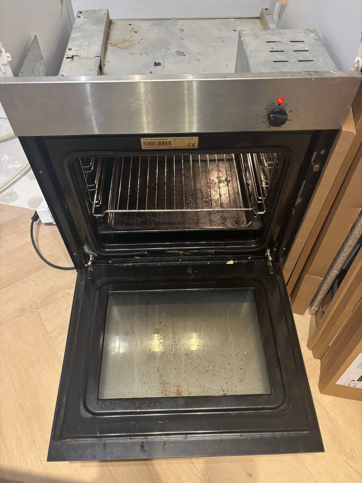 Gebruikte inbouw oven, Ophalen, Oven, Inbouw, 55 tot 60 cm