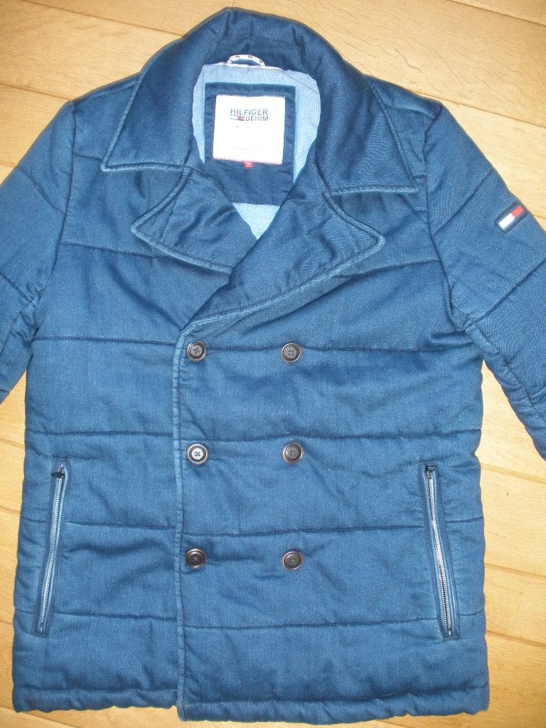 TOMMY HILFIGER jas jack cardigan blauw spijker maat M, Kleding | Heren, Jassen | Winter, Ophalen of Verzenden, Zo goed als nieuw