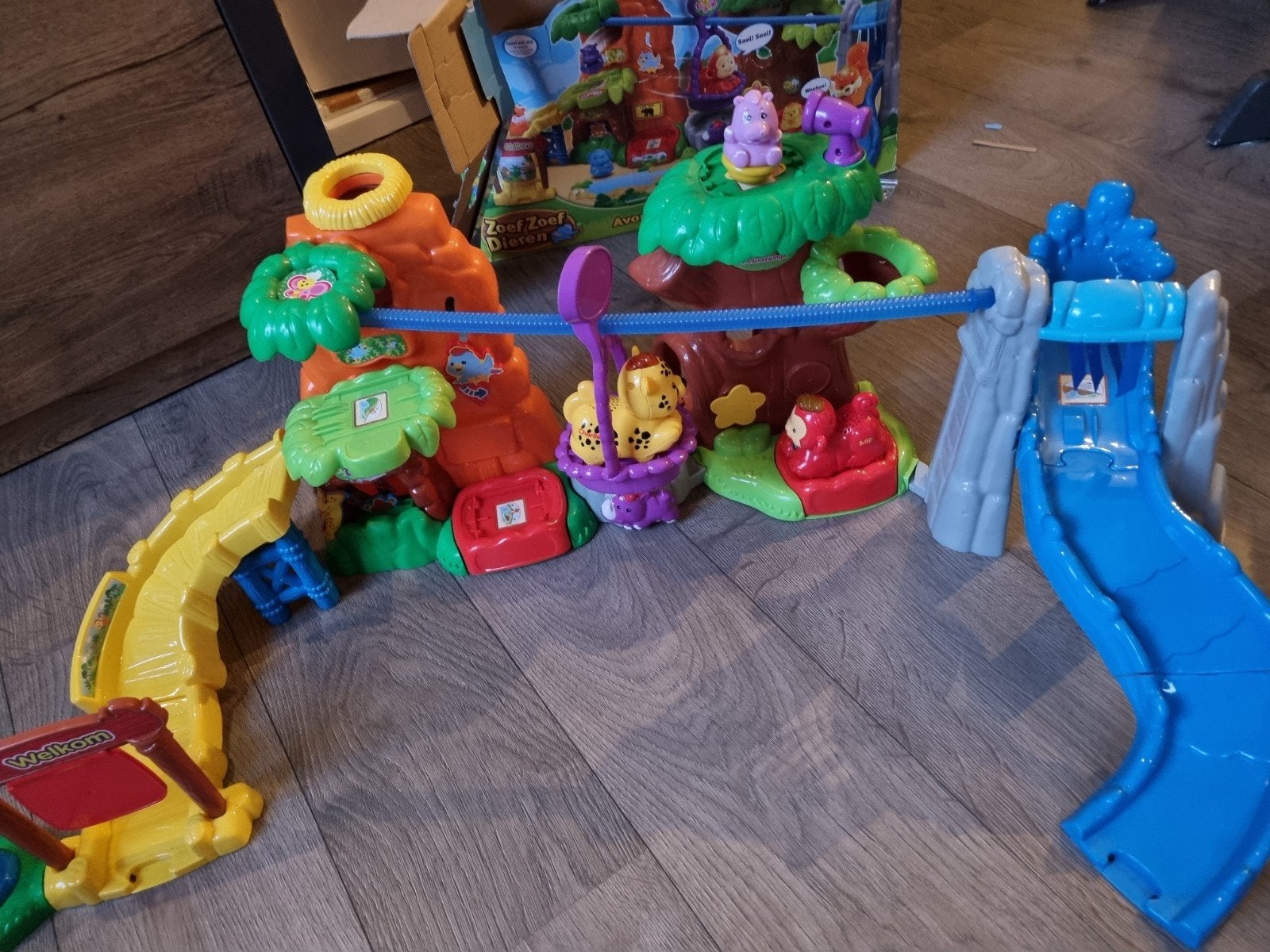 grote partij zoef zoef, Ophalen, 2 tot 4 jaar
