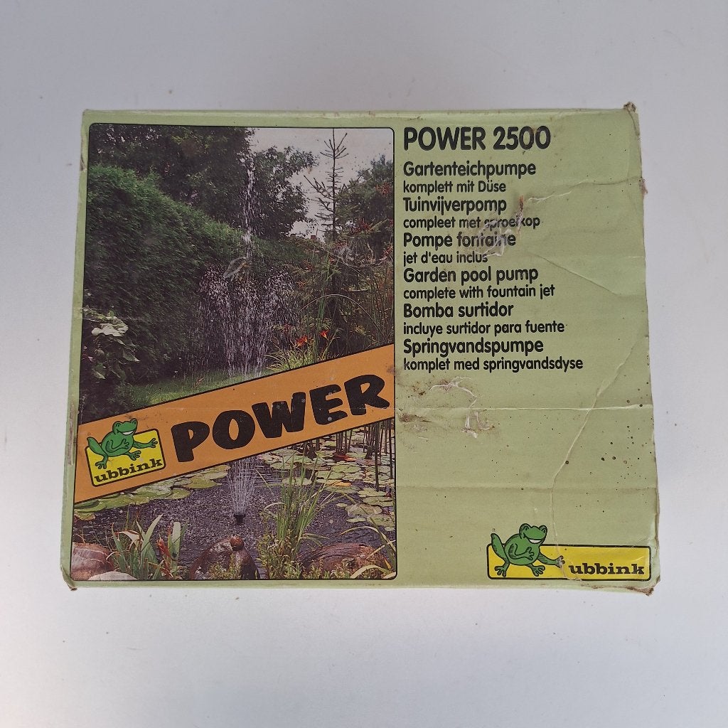 Ubbink Power 2500 Vijverpomp met fontein, Ophalen of Verzenden, Gebruikt, Vijverpomp