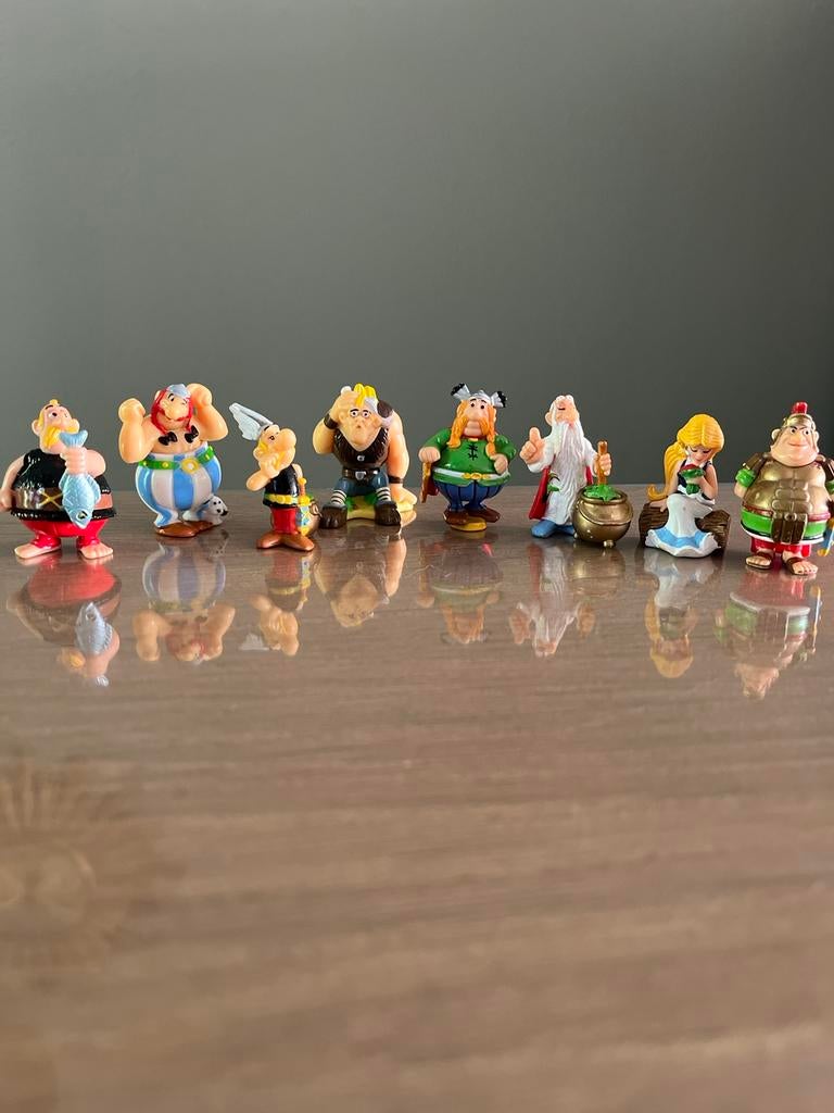 Leuke set Asterix en Obelix poppetjes, Ophalen of Verzenden, Asterix en Obelix, Beeldje of Figuurtje