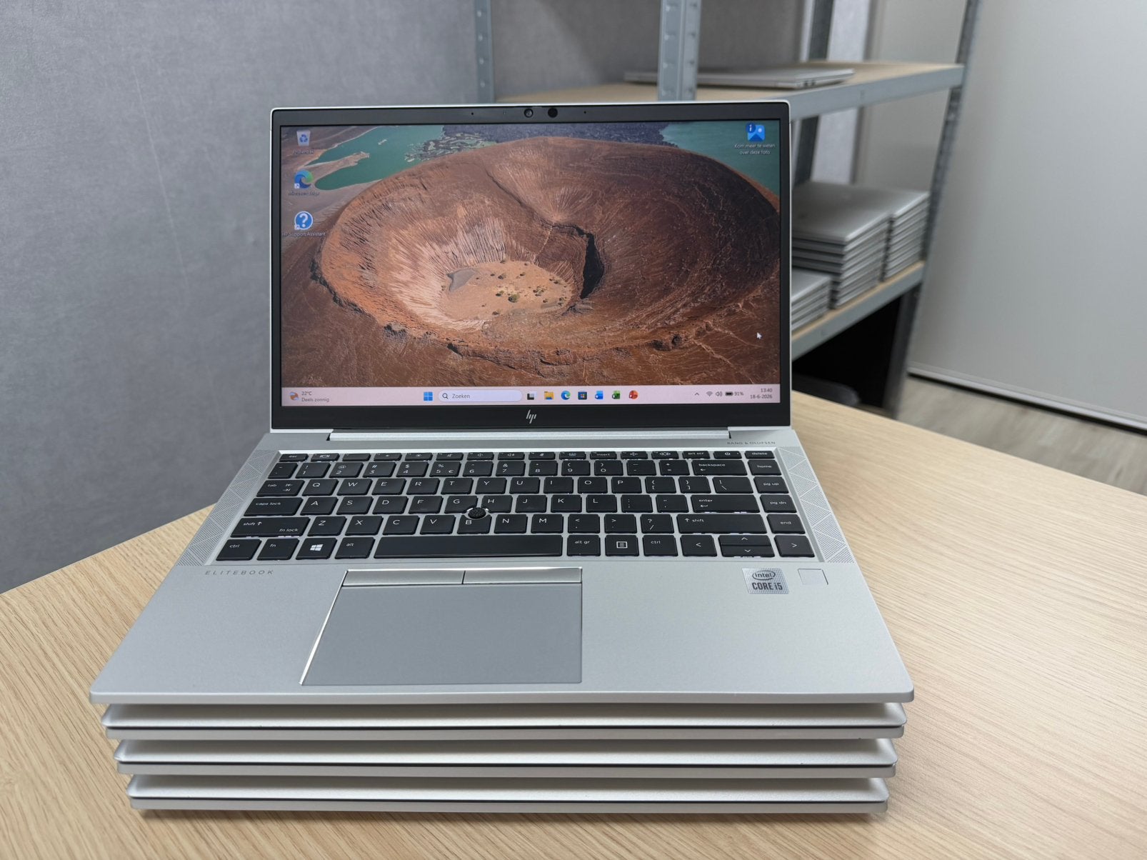 Partij 43x HP Laptops EliteBook 840 G7 + Office365 Core-i5, Computers en Software, Windows Laptops, Zo goed als nieuw, 14 inch
