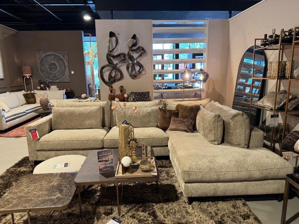 Hoekbank Gigi l Whoon l Room108 l van €2519,- voor €1399,-, Ophalen, Gebruikt, 100 tot 125 cm, Hoekbank