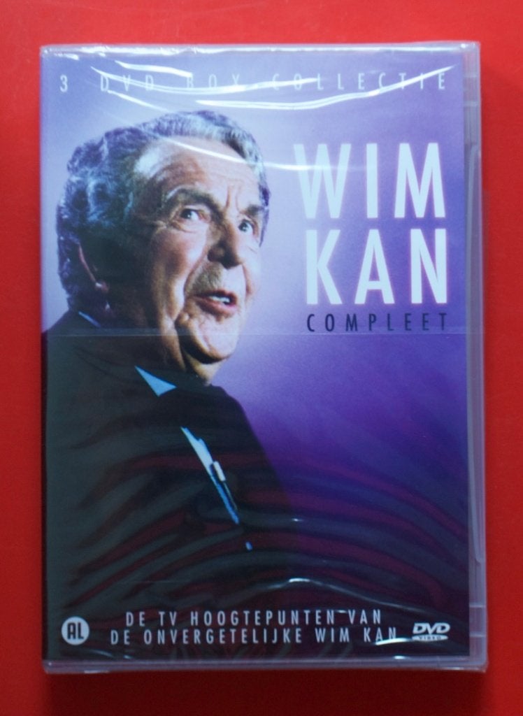 3dvd-box Wim Kan Compleet cabaret oudejaarsconferences, Cd's en Dvd's, Stand-up of Theatershow, Wim Kan, Alle leeftijden, Zo goed als nieuw
