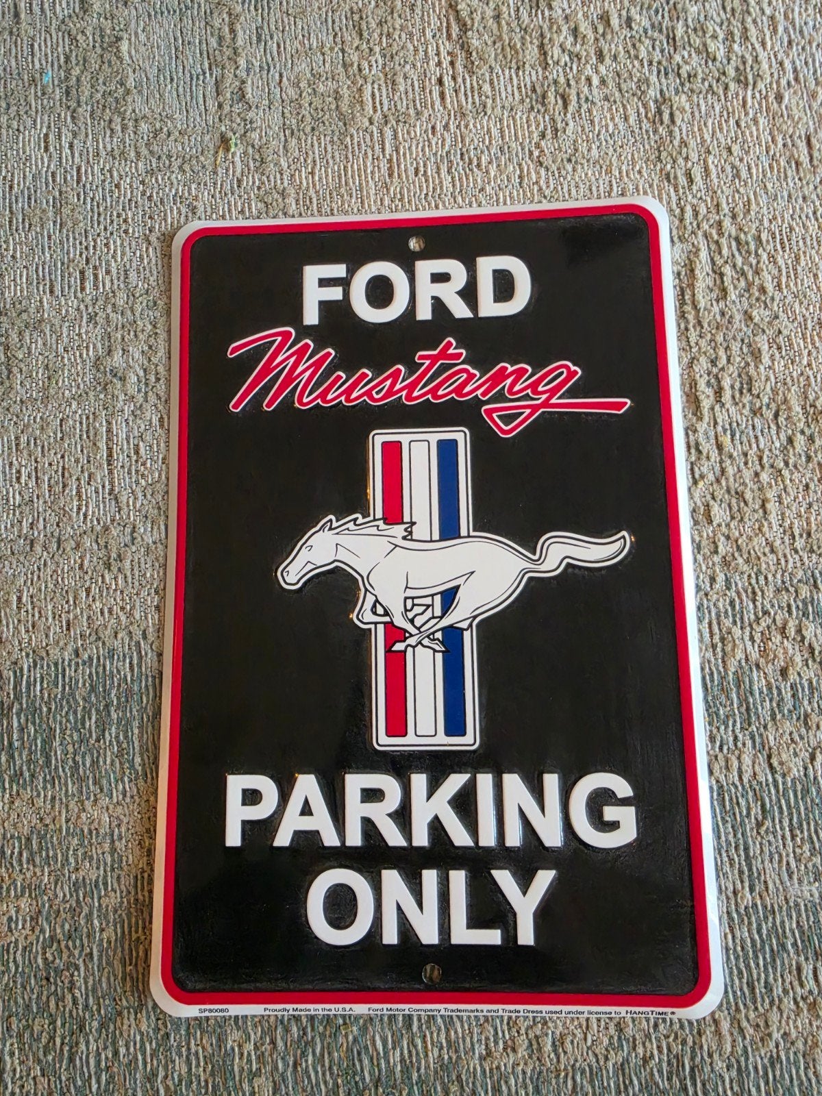Ford Mustang metalen bord uit Amerika, Ophalen of Verzenden