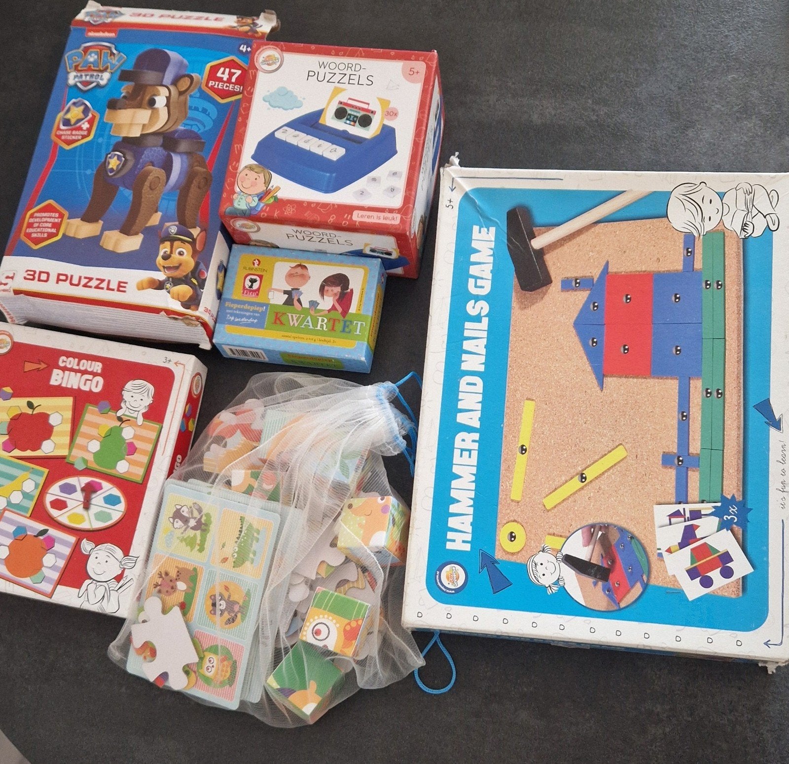 Diverse spelletjes en puzzels voor kinderen, Ophalen of Verzenden, Meer dan 50 stukjes