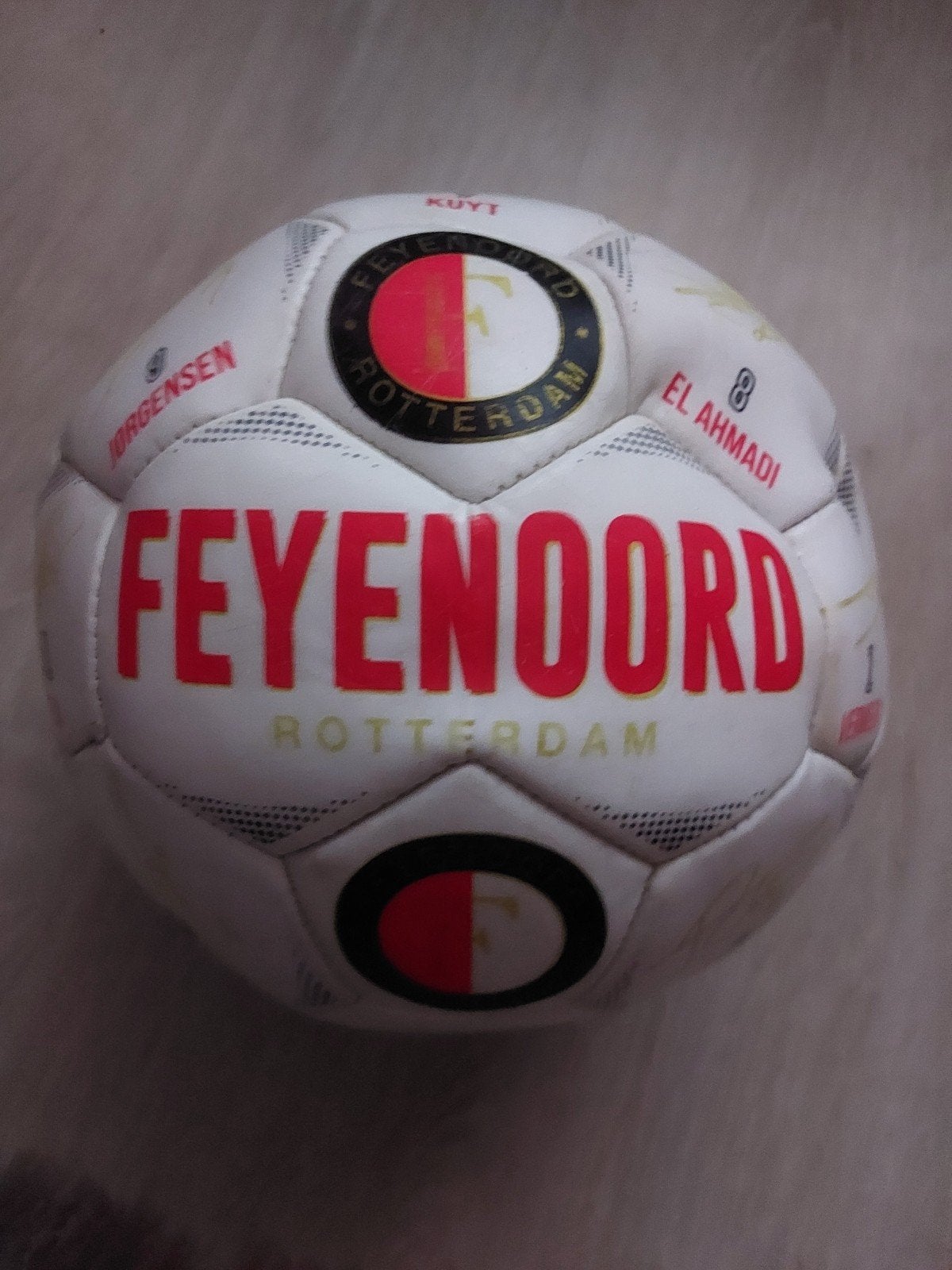 Feyenoord gesigneerde voetbal, Sport en Fitness, Voetbal, Ophalen of Verzenden