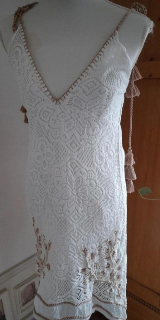 Nieuw! Prachtige zomerjurk Barok maat s/m en maat m/l, Kleding | Dames, Maat 38/40 (M), Barok, Wit, Nieuw
