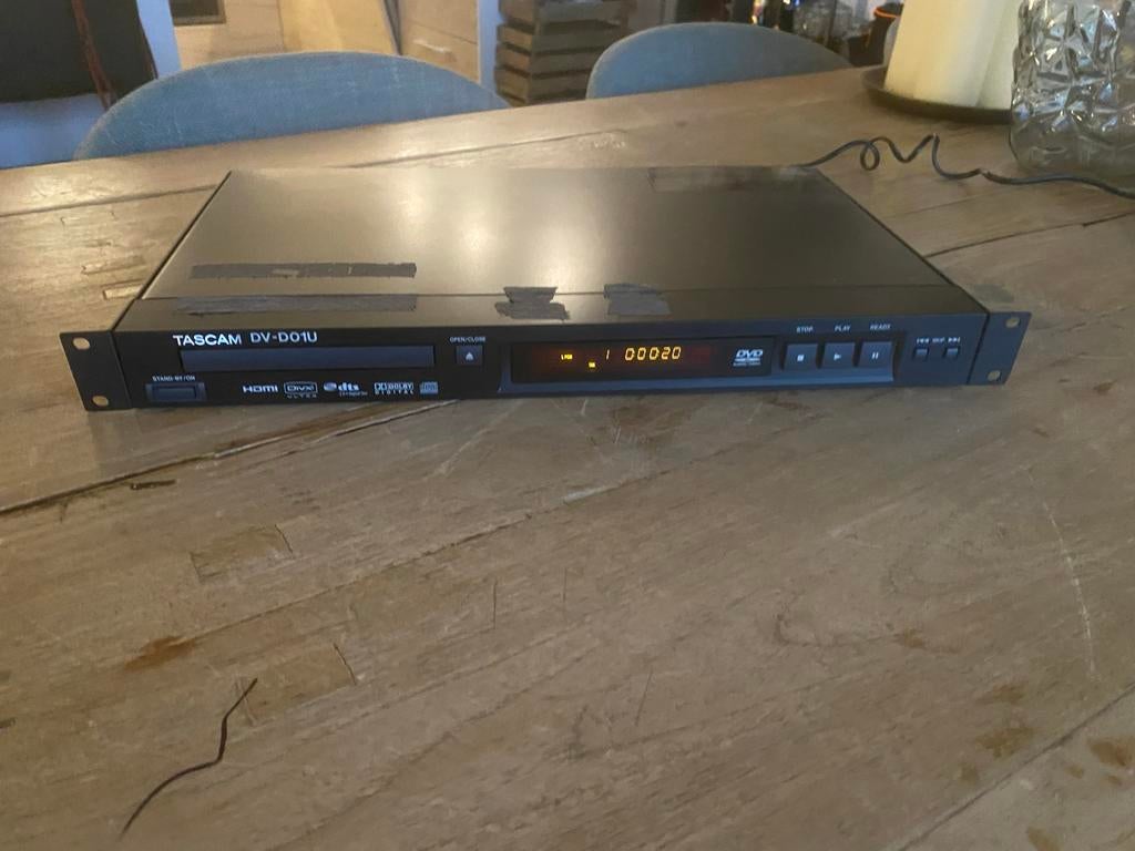 Tascam DV-D01U Professionele DVD Speler - Topstaat!, Ophalen of Verzenden, Zo goed als nieuw, Nvt, Nvt