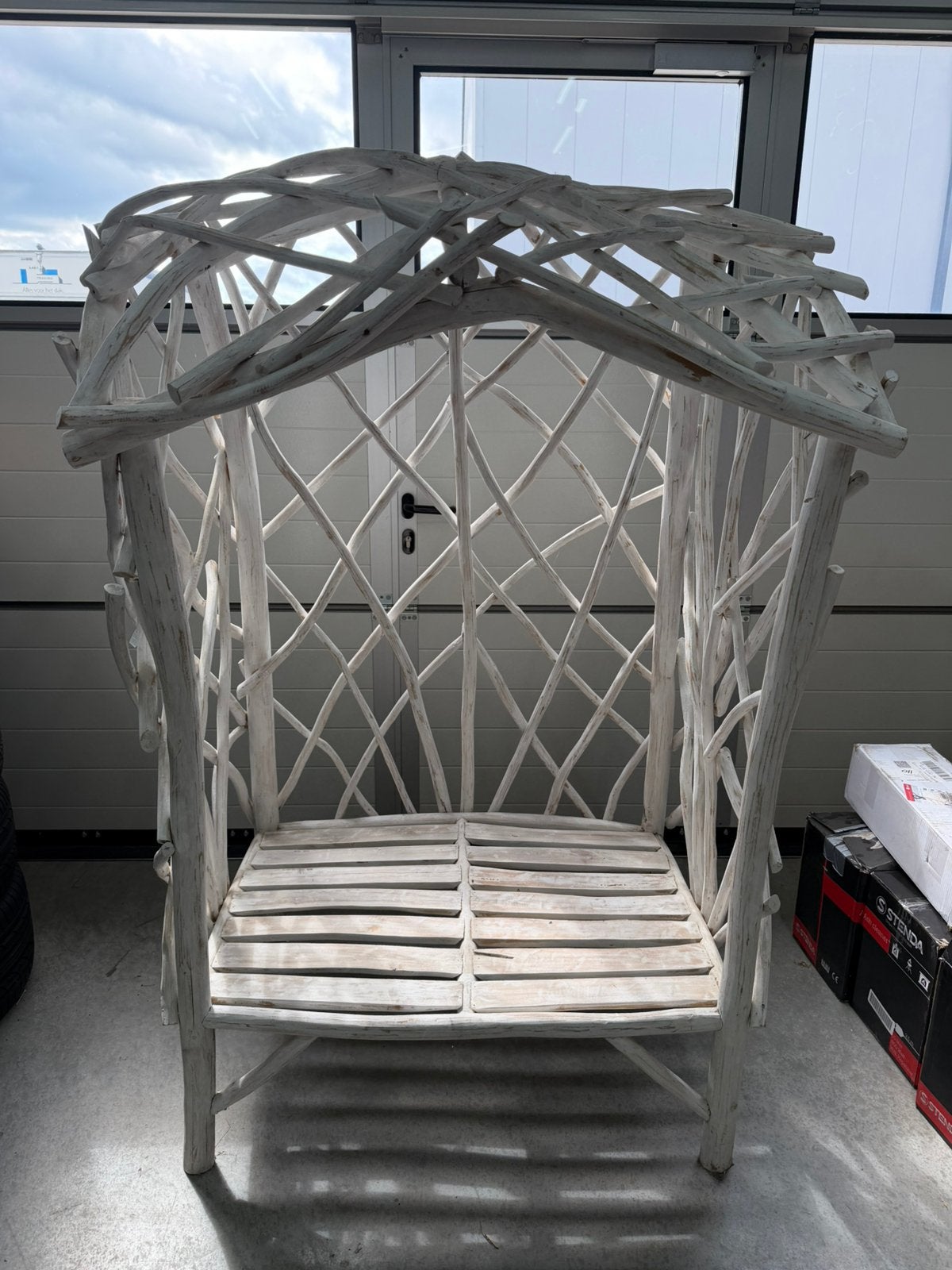 Lounche stoel Ibiza Style wit nieuw!, Ophalen, Nieuw, Wit, Eén