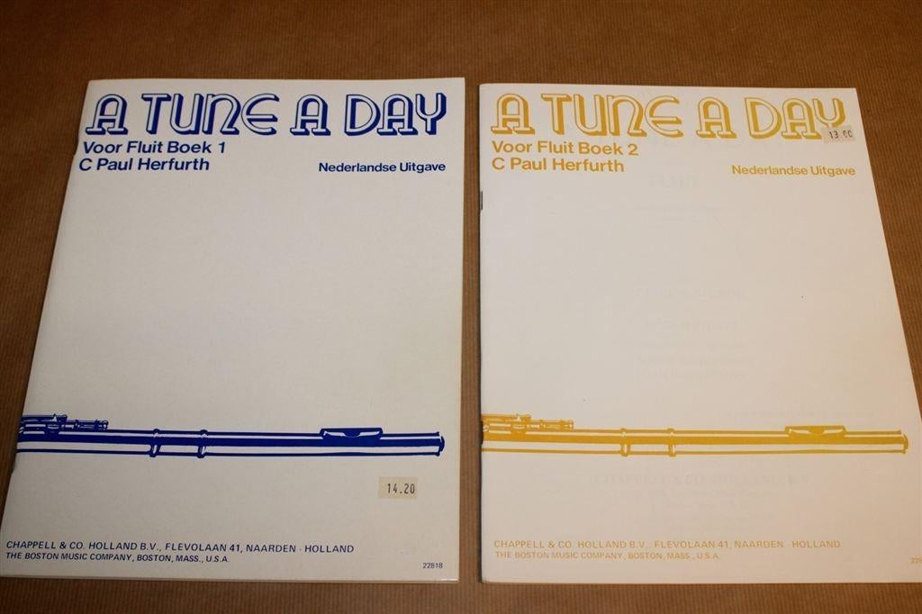 A tune a day - Voor Fluit - Boek 1 en 2, Ophalen of Verzenden, Zo goed als nieuw, Artiest