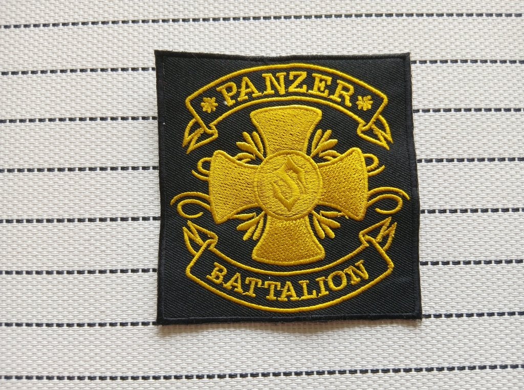 Sabaton mooie  panzer division patch s70 metal, Verzenden, Nieuw, Kleding
