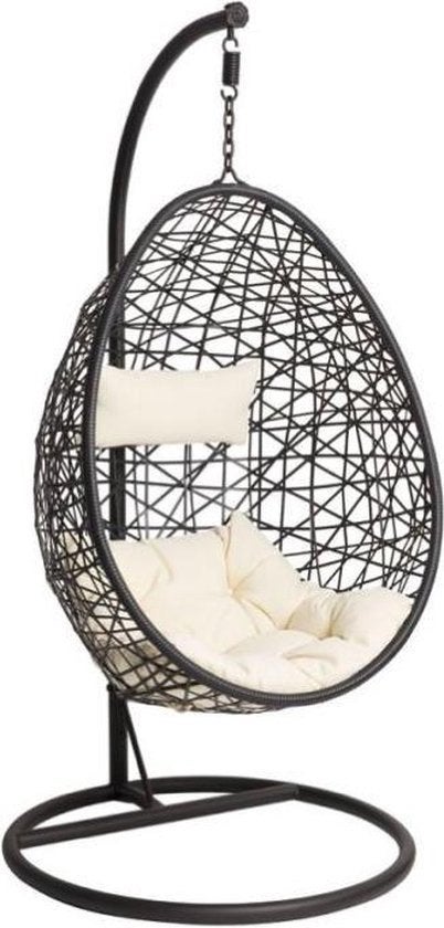 Hangstoel swing met standaard (ø104x200 cm), Huis en Inrichting, Ophalen, Gebruikt, Zwart, Metaal