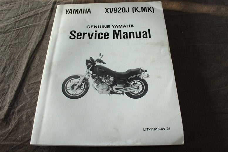 Yamaha XV920 J K  1982-1985 motorcycle service manual Virago, Ophalen of Verzenden, Yamaha