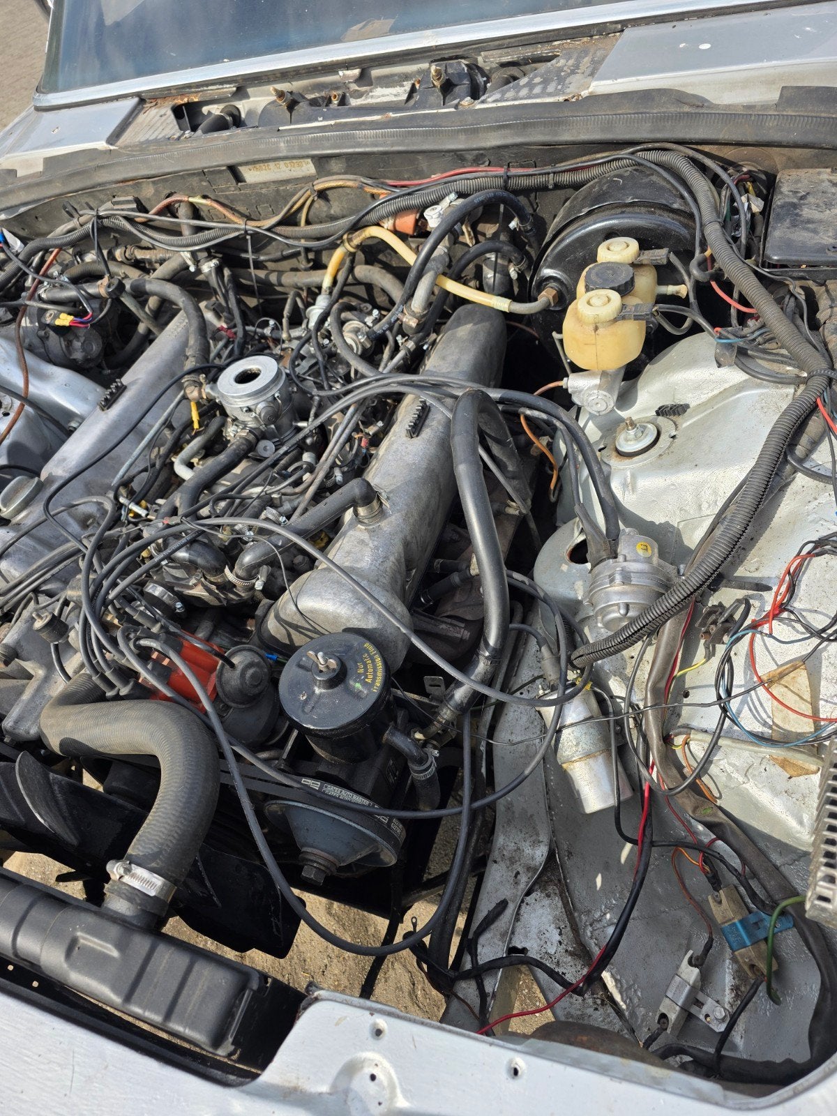 Mercedes W116 350 V8 Motor - Loopt netjes!, Ophalen