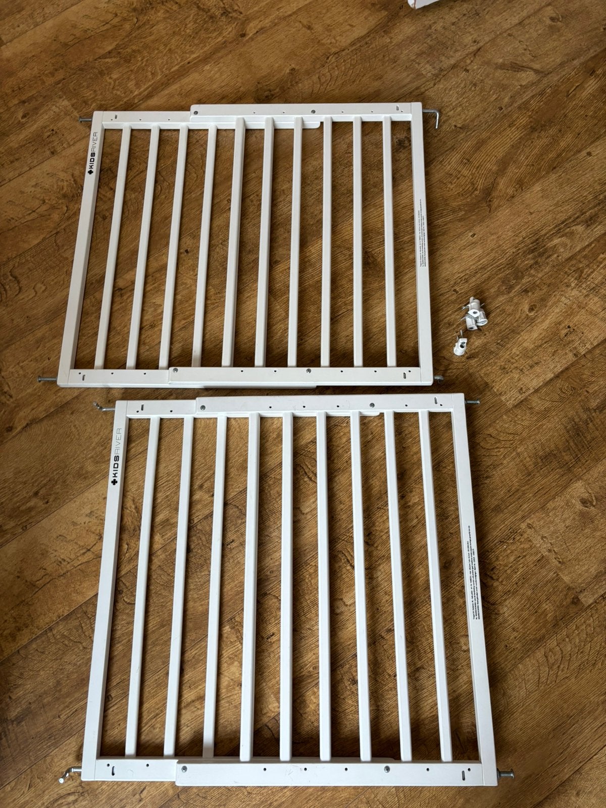 2 witte traphekjes Kidsriver massief hout, Kinderen en Baby's, Traphekjes, Ophalen, Gebruikt, Hout, 100 tot 115 cm
