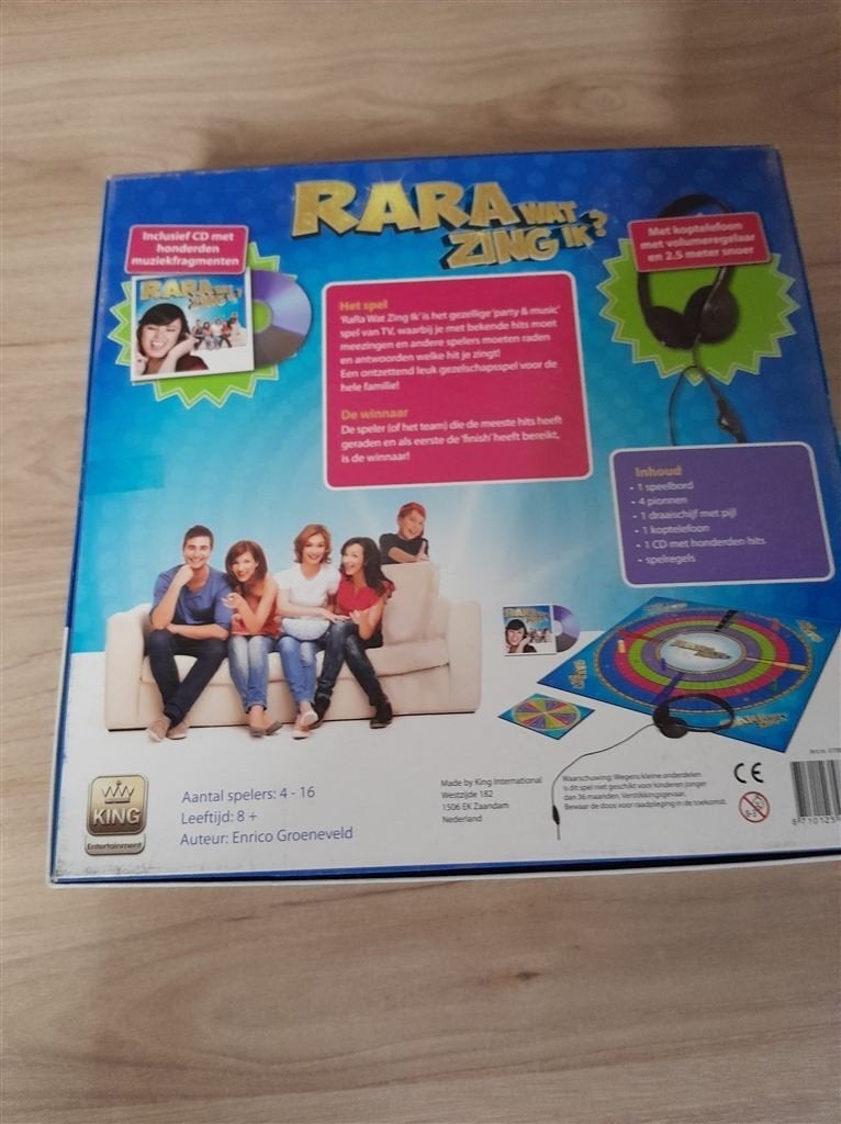 Rara wat zing ik met koptelefoon - s1927, Verzenden, Zo goed als nieuw