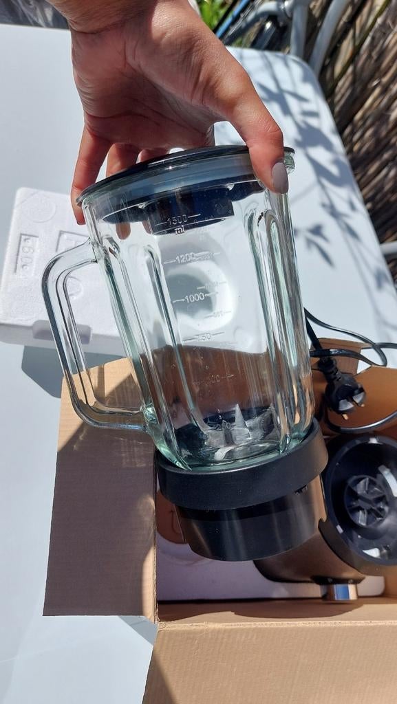 MOA TB61 Blender Zwart/Zilver, Ophalen, Gebruikt, Blender