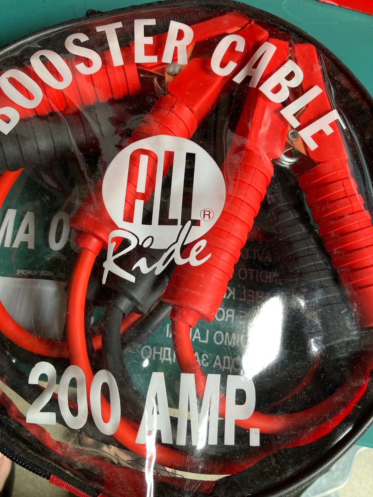All Ride Startkabels 200 AMP, Auto diversen, Jumpstarters, Ophalen of Verzenden, Gebruikt