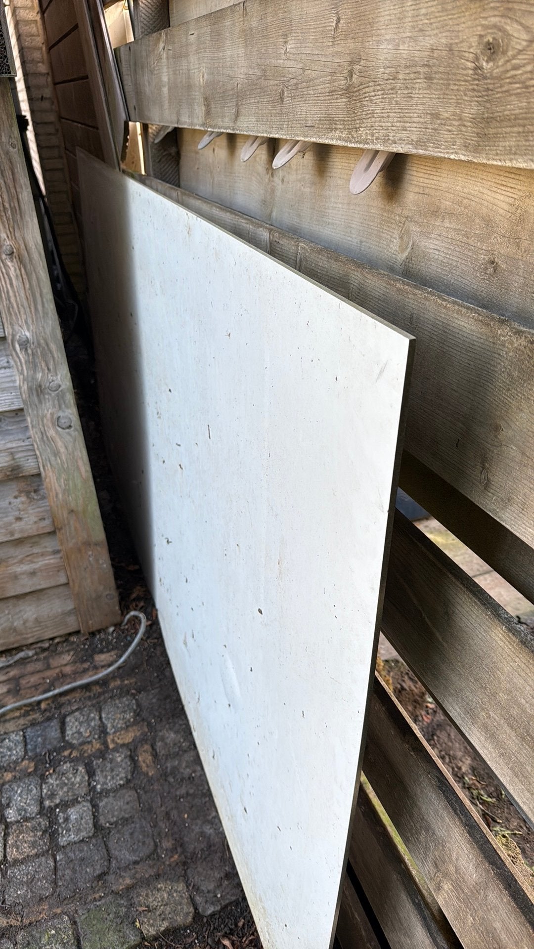 Grote plaat trespa 244x122, Ophalen, Nieuw