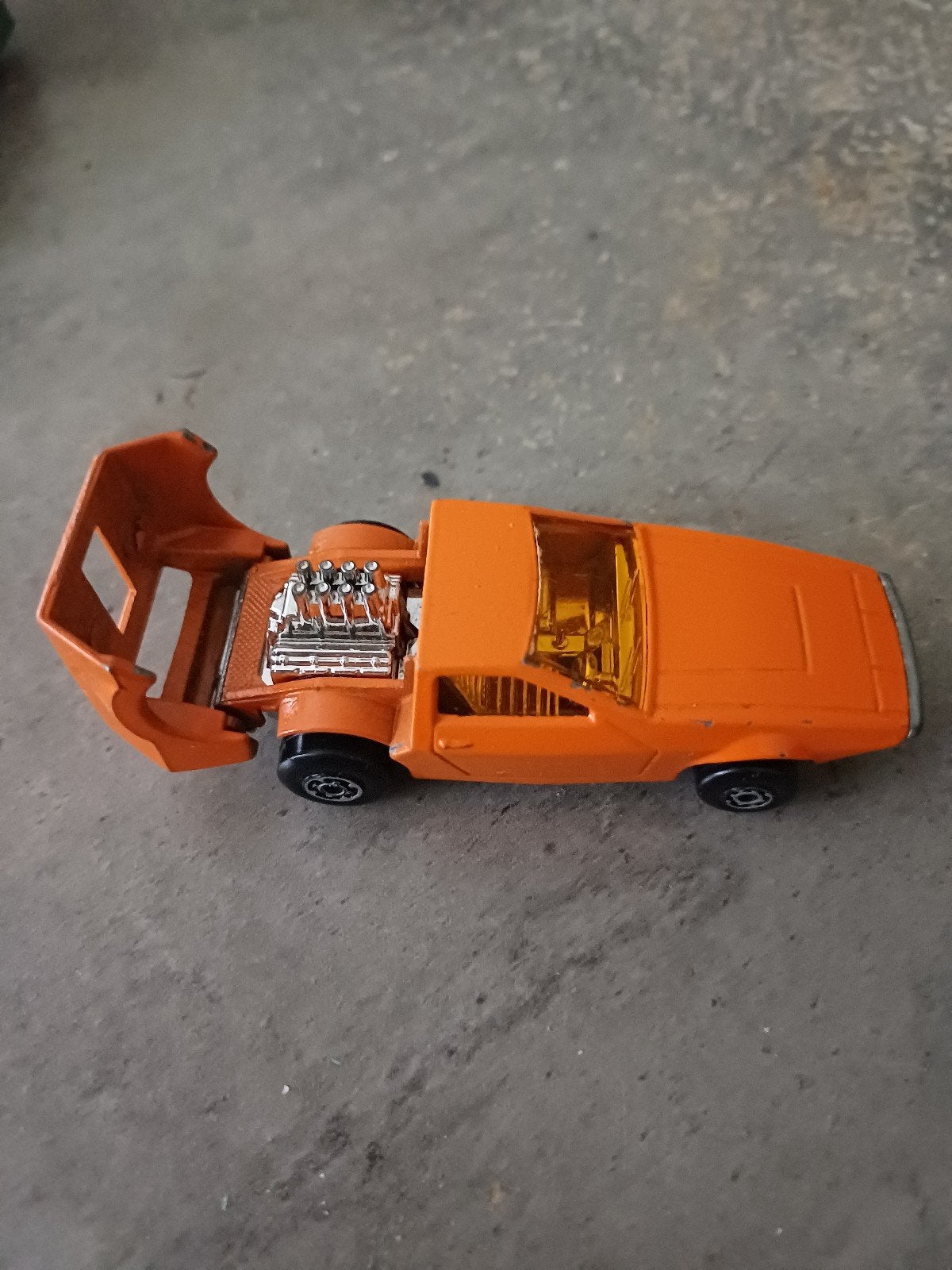 Matchbox Superfast Tanzara No. 53 Oranje Speelgoedauto, Ophalen of Verzenden, Gebruikt