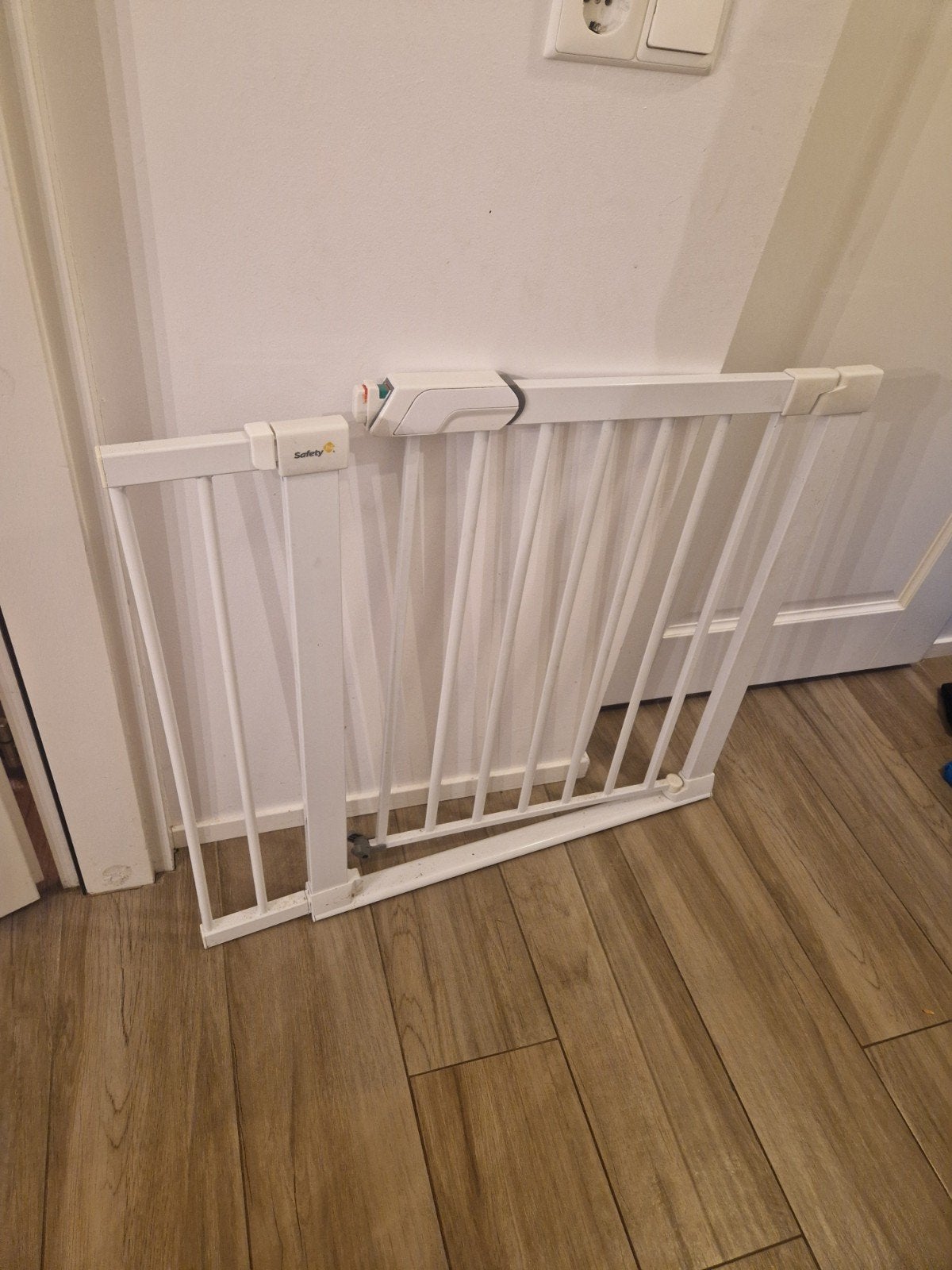 GRATIS Safety 1st traphekje- Wit, opknapper!, Kinderen en Baby's, Ophalen, Gebruikt, 100 tot 115 cm, Klemhekje