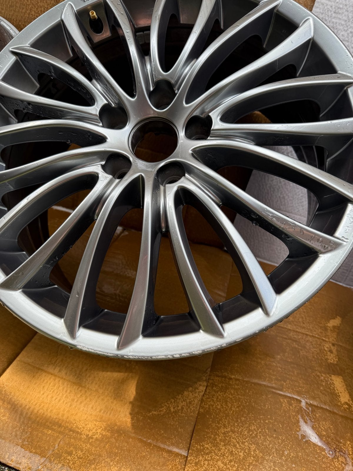 Alfa romeo giulietta qv velgen 18inch, Ophalen, Gebruikt, 18 inch, Velg(en)
