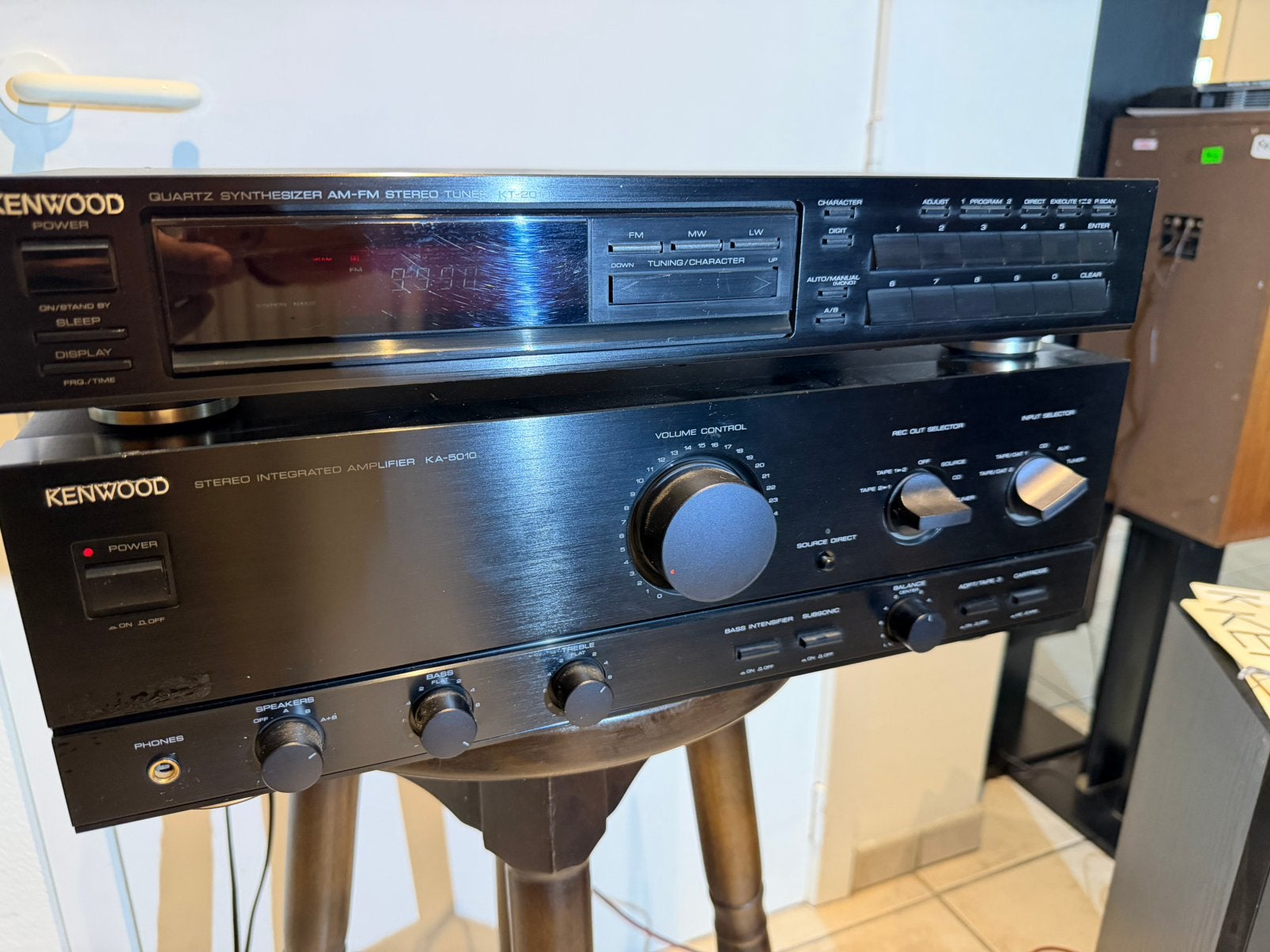 Kenwood KA-5010 Versterker + KT-2010L Tuner | Topstaat, Ophalen of Verzenden, Zo goed als nieuw, Overige merken