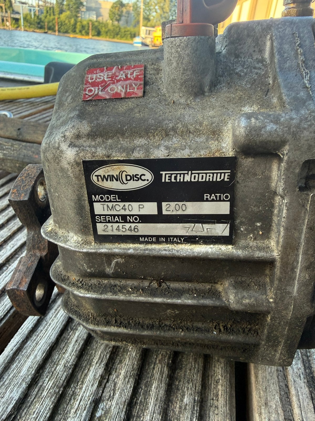 Twin Disc TMC40 P 2.00 keerkoppeling, Watersport en Boten, Bootonderdelen, Ophalen of Verzenden, Gebruikt